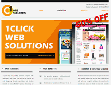 Tablet Screenshot of 1clickwebsolutions.com